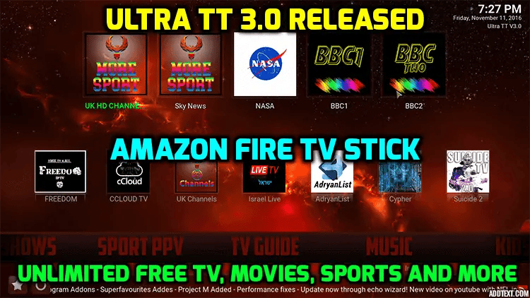 Ultra TT 3.0 for Amazon Fire TV Stick Released 1 Ultra TT Build