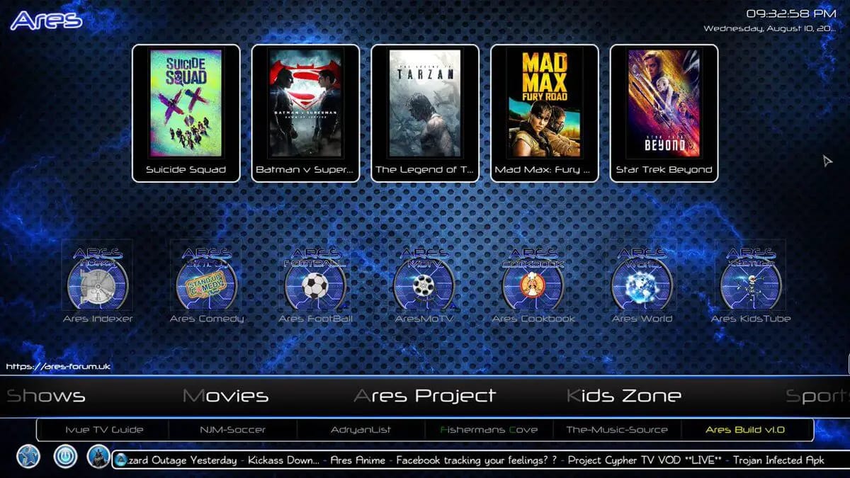 how to install ares build on kodi 17.6 krypton