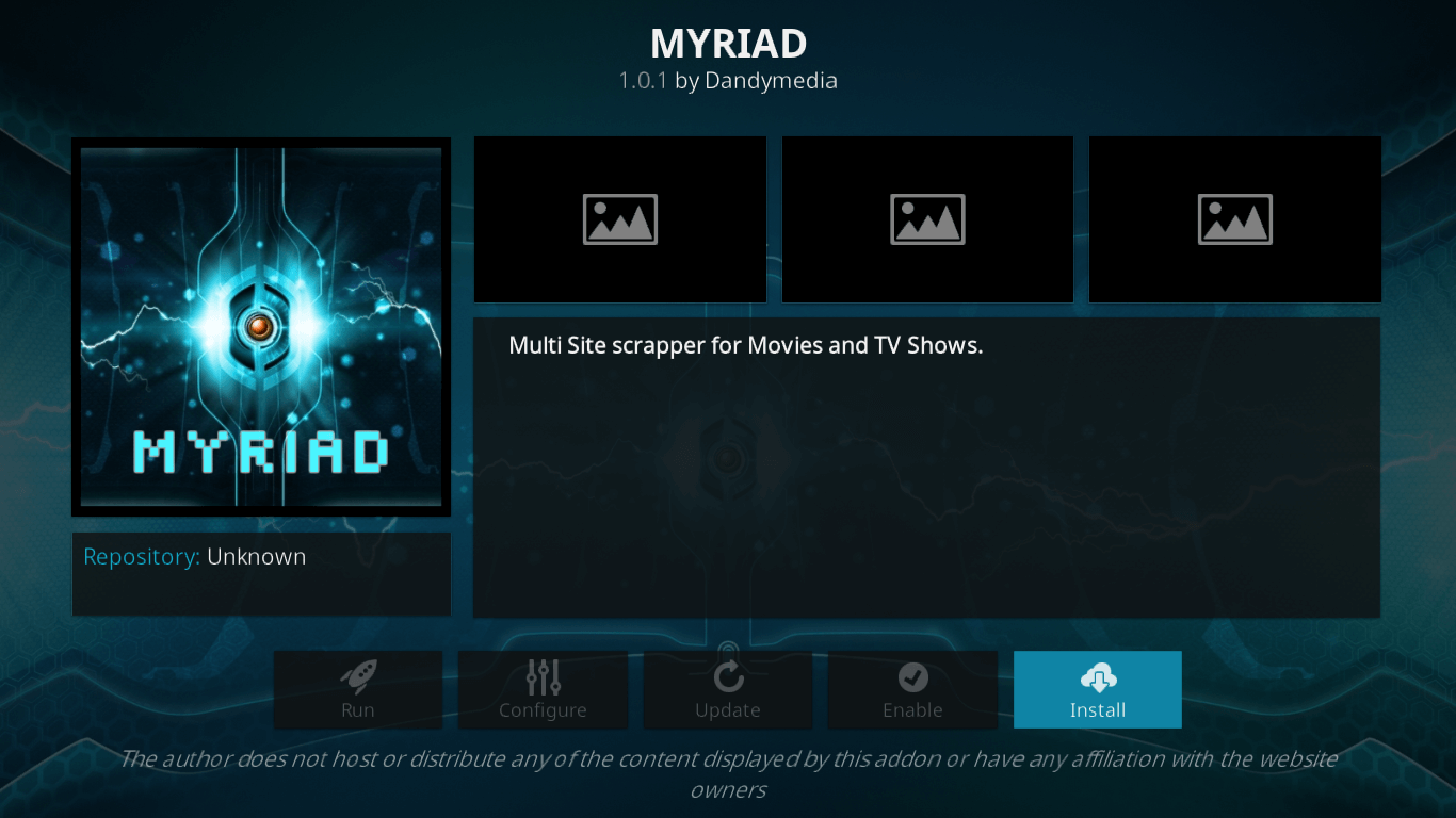 How to Install Myriad Addon on Kodi 17.6 Krypton