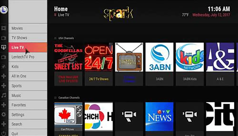 how to install spark build on kodi 17.6 krypton