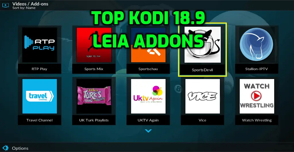 Best Kodi 18.9 Leia Addons November 2020