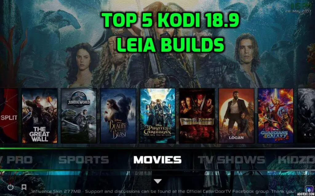 Best Kodi 18.9 Leia Builds November 2020